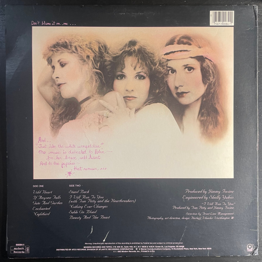 Stevie Nicks ‎– The Wild Heart (США 1983г.)