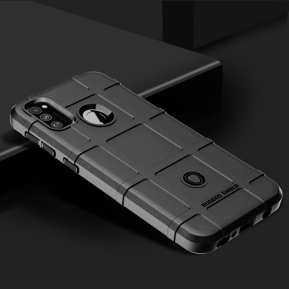 Чехол защитный на Samsung Galaxy M21 (m215f), черный, противоударный, серия Armor от Caseport