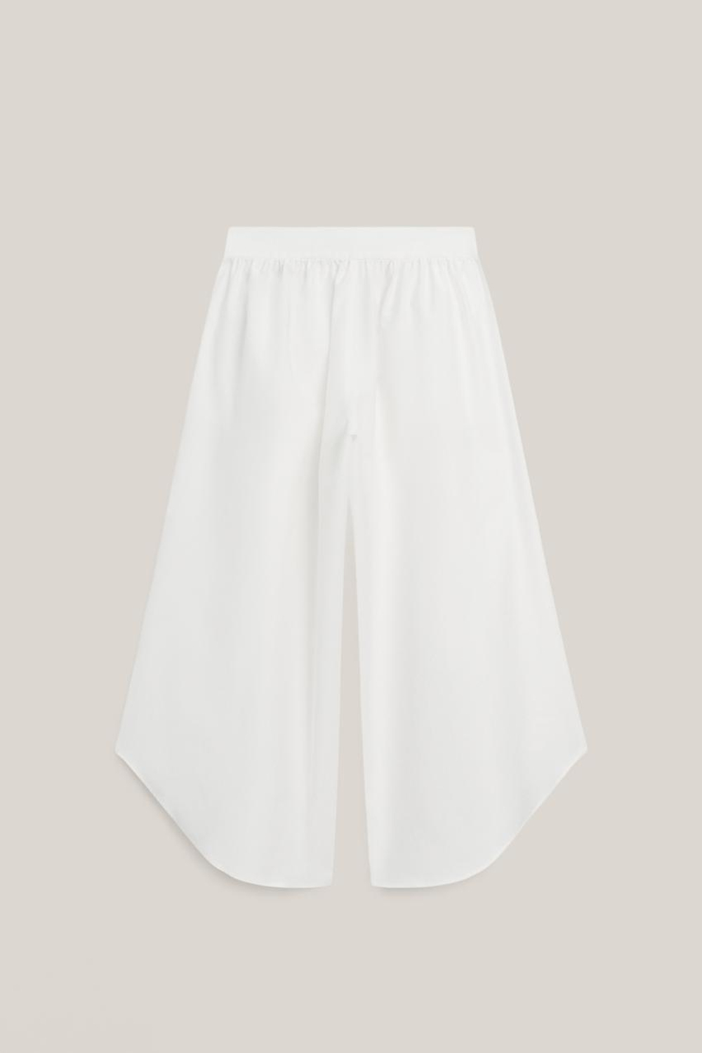 Massimo Dutti Плиссированные брюки-кюлоты - Limited Edition, экрю