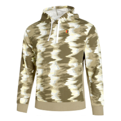 Мужская кофта теннисная Nike Dri-Fit Court Heritage OZ Hoody Men - Olive, White