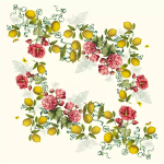 Скатерть Citrons De Menton Romance (155 х 225 см)