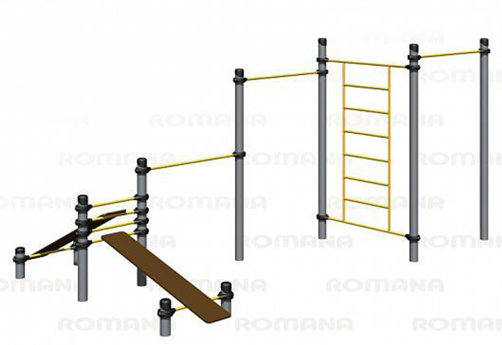 Спортивный комплекс Romana 501.11.01 для уличной площадки