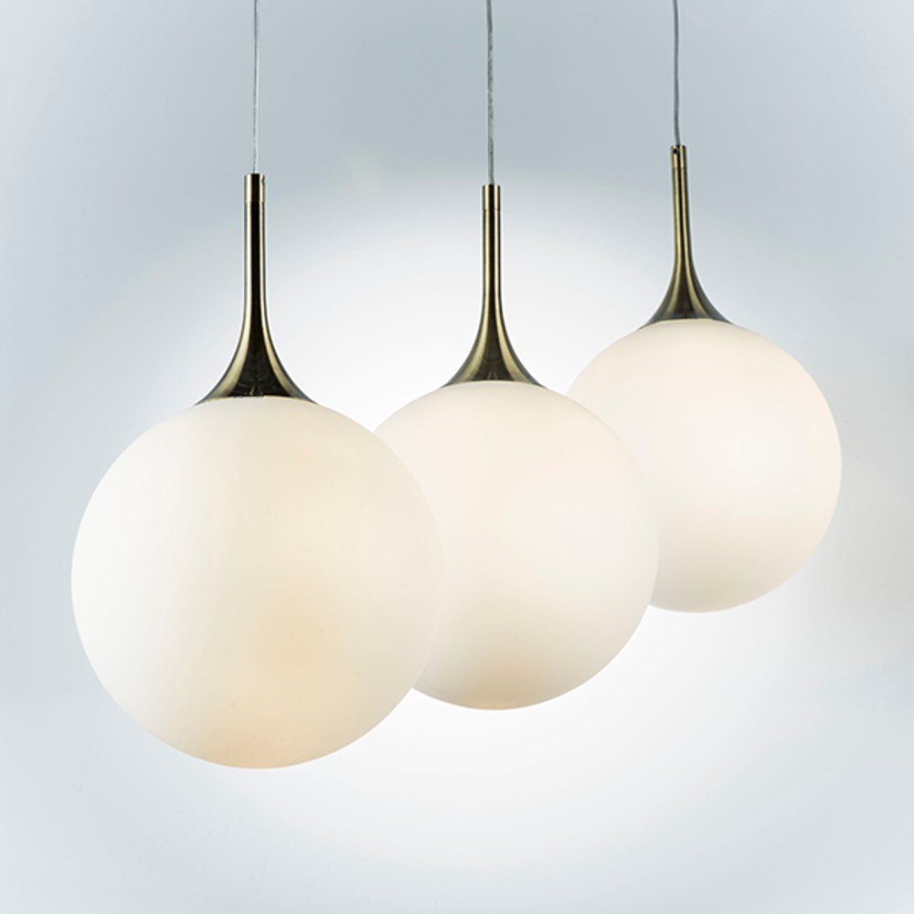 813031 Подвес GLOBO 1х40W E14 бронза/белый