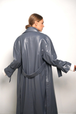 Gretta тренчкот кожаный