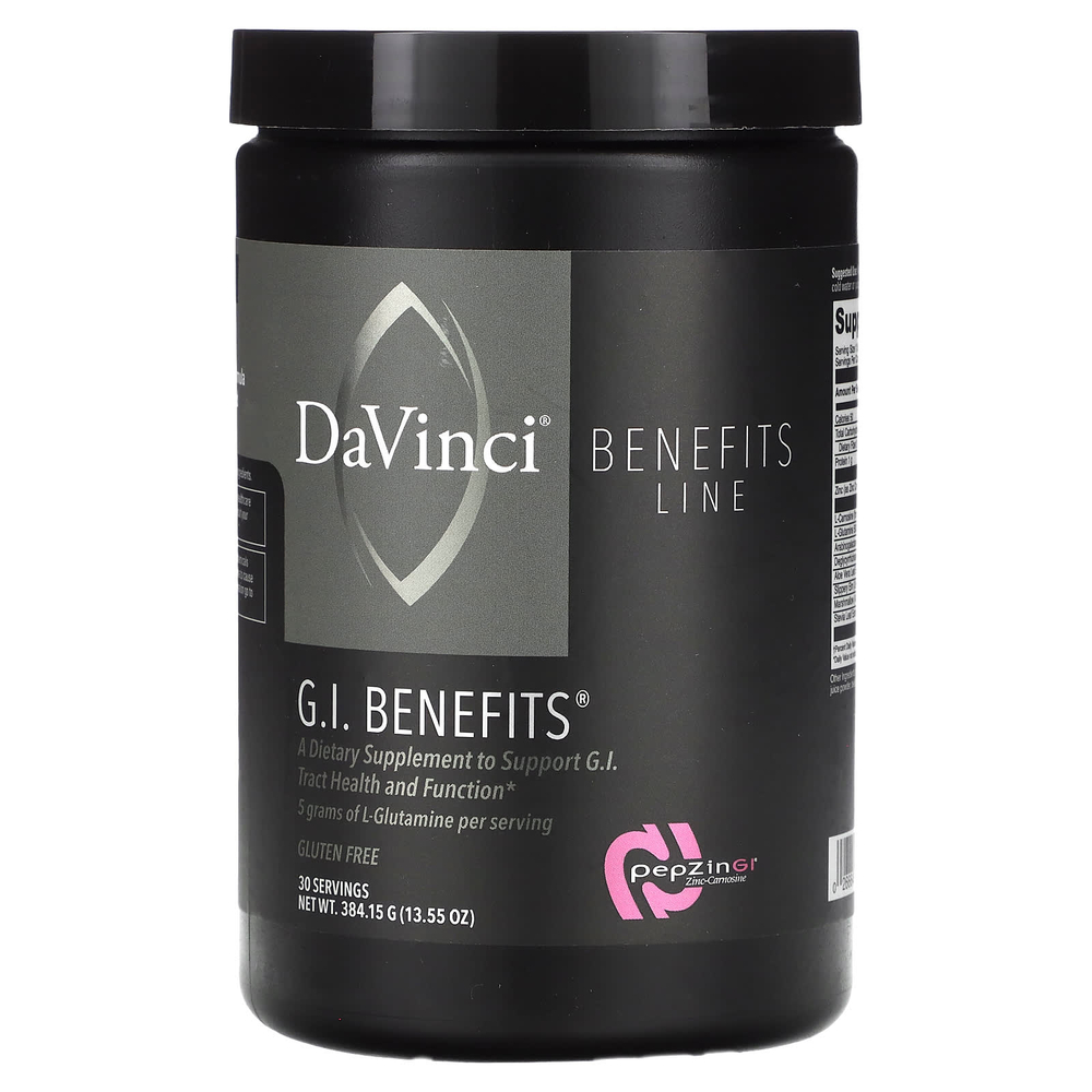 DaVinci Laboratories, Линия преимуществ, GI Benefits, 384,15 г (13,55 унции)