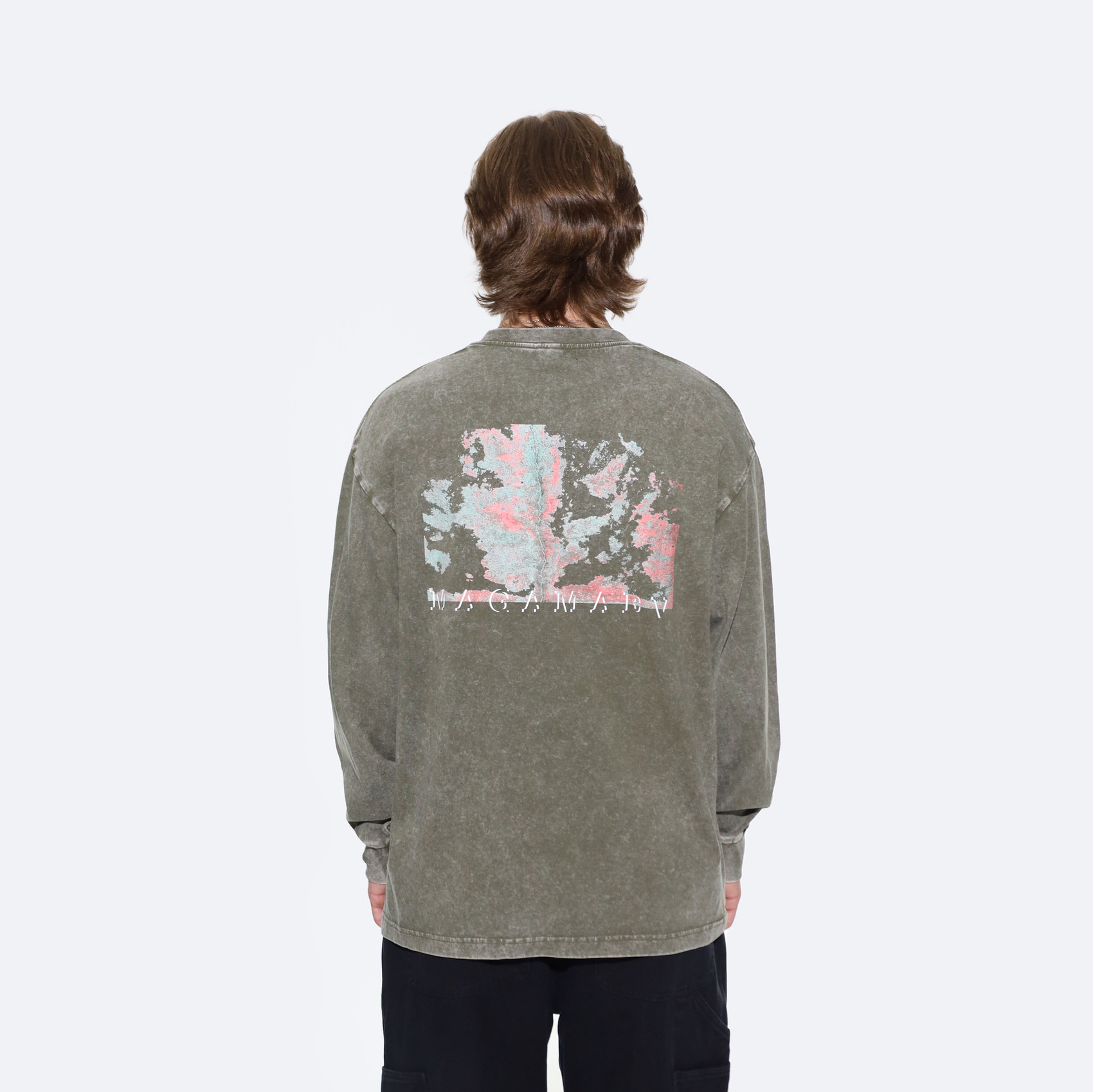 Лонгслив Magamaev Crack Longsleeve (green) артикул: - купить в магазине Дайс