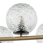 815283 Люстра BARI 8х10W(led) G9 ЗОЛОТО/ЧЕРНЫЙ МАТОВЫЙ