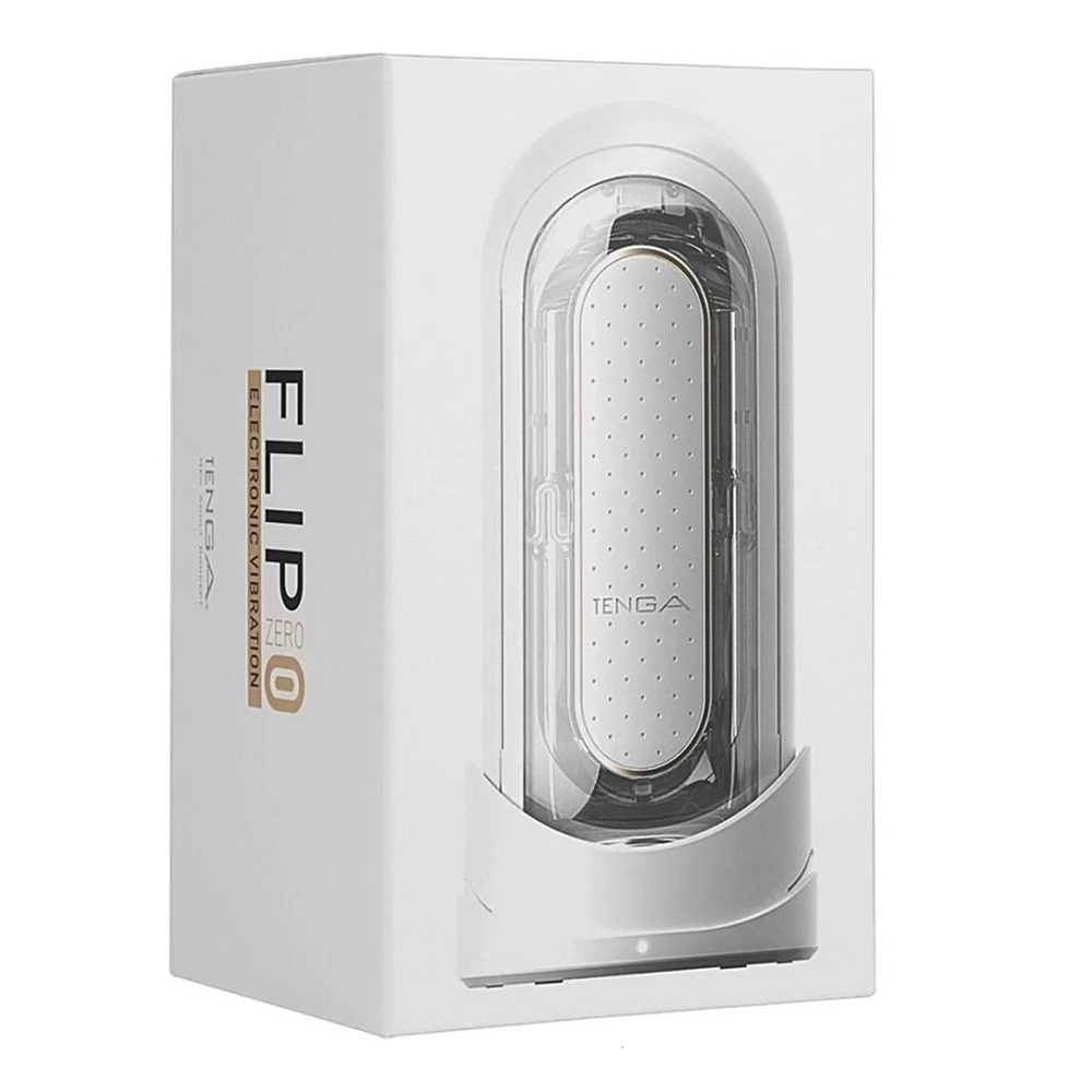 Мастурбатор Tenga Flip Zero с вибрацией, белый