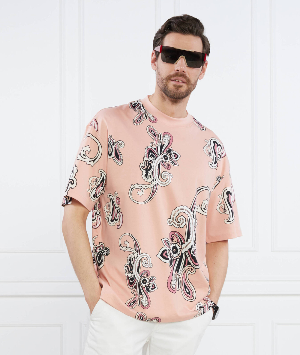 Футболка HUGO - розовый(50492954)