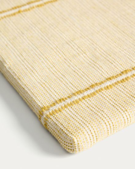 Подушка для стула Drati желтого цвета, 100% ПЭТ, 40 x 60 см