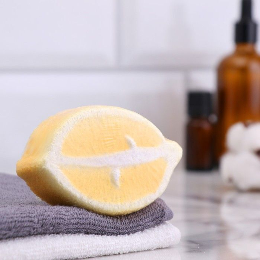 Бомбочка для ванны Лимончик в разрезе - 100 гр.