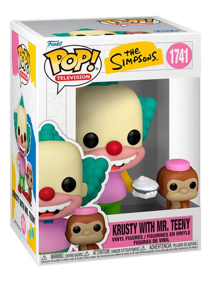 Фигурка Funko POP! TV Simpsons S11 Krusty With Mr. Teeny (1741) 86410 / Фигурка Фанко ПОП! по мотивам мультсериала "Симпсоны", Красти. Товар уцененный