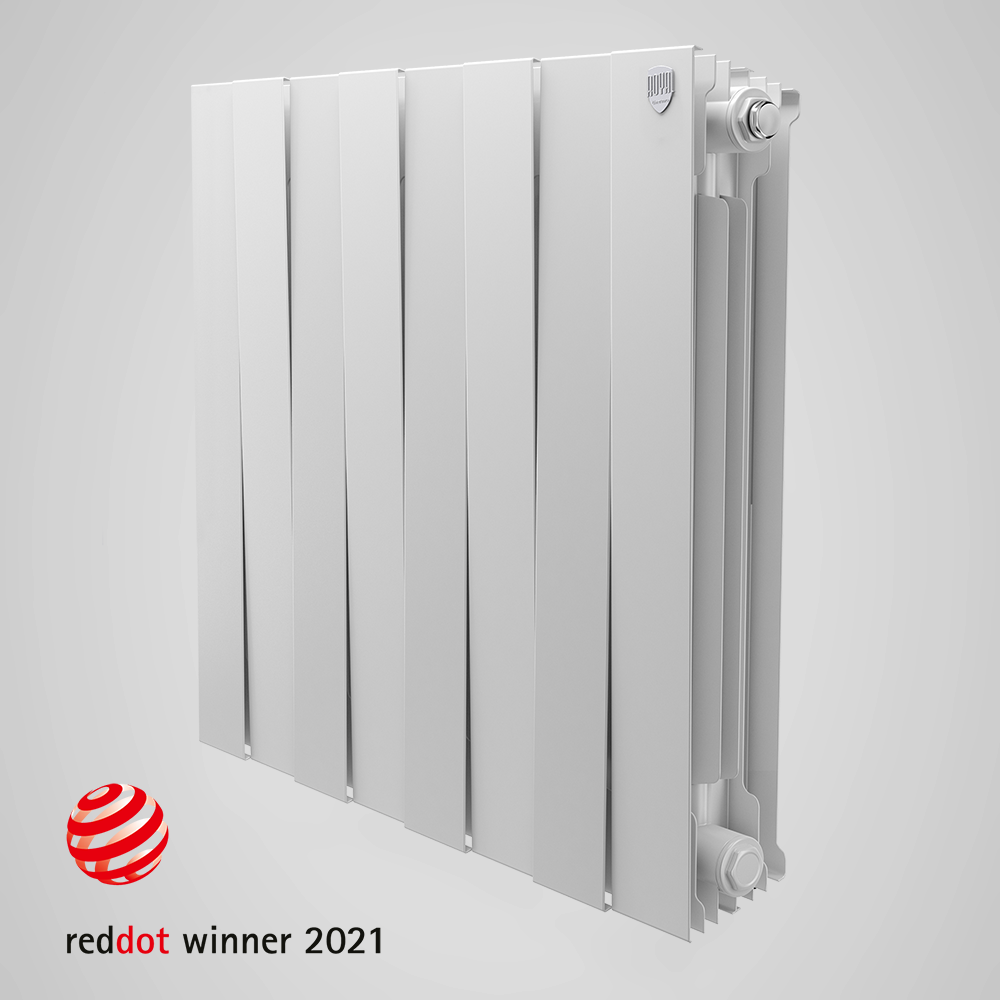 Биметаллический радиатор Royal Thermo Piano Forte 500 Bianco Traffico (14 секции)