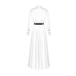 Платье-рубашка макси