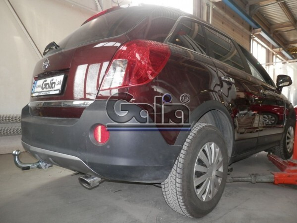 Фаркоп оцинкованный Galia O065A для Opel Antara 2006-2013, 2013-2017, Chevrolet Captiva 2006-2013, 2013-2018(паспорт и сертификат в комплекте)(без электрики)