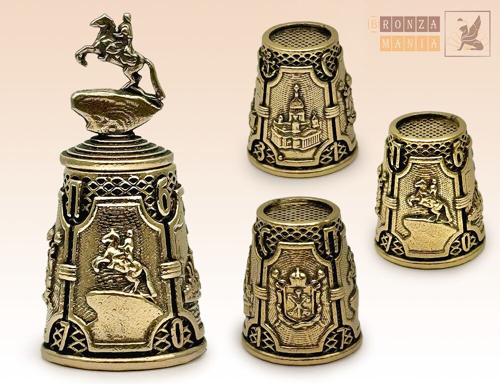 наперсток Питер - Медный всадник с магнитом