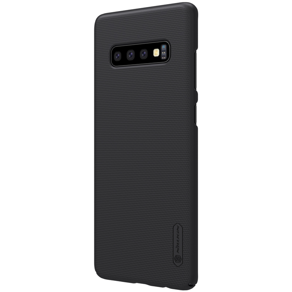 Тонкий жесткий чехол для смартфона Samsung Galaxy S10, Nillkin, серия Super Frosted Shield