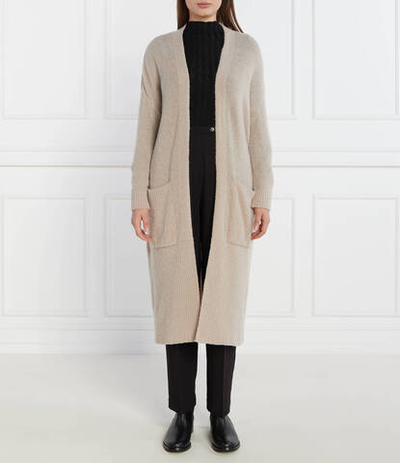 Хлопковый кардиган Marella SPORT - бежевый(39060139)