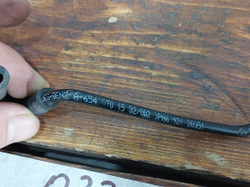 Трубка вакуумная Mercedes OM654 A6540701532 Б/У Оригинал A6540701532