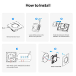 Одноклавишный Выключатель Sonoff E1GSL Smart Fusion (для реле Sonoff ZBMINIL2)