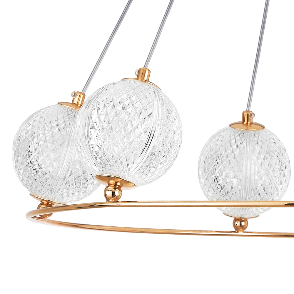 737063 Люстра ACRILE G9 6х6W(led) G9 ЗОЛОТО