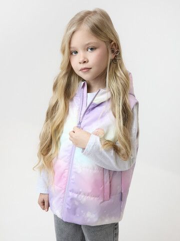 жилет  для девочки  ВК 35019/н/1 ГР (128-152)