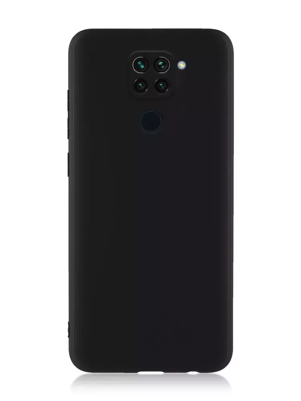 Накладка Xiaomi Redmi Note 9 силикон матовый Black Zibelino