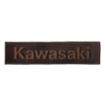 Нашивка Kawasaki (коричневая)