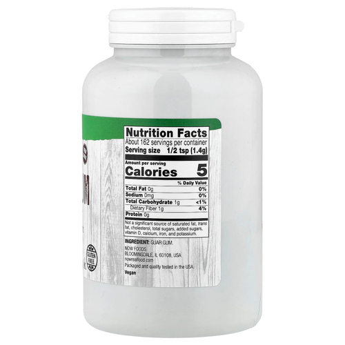NOW Foods, Real Food, гуаровая камедь, 227 г (8 унций)