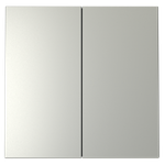 Клавиши для выключателя/переключателя двухклавишного, S70 (сталь)