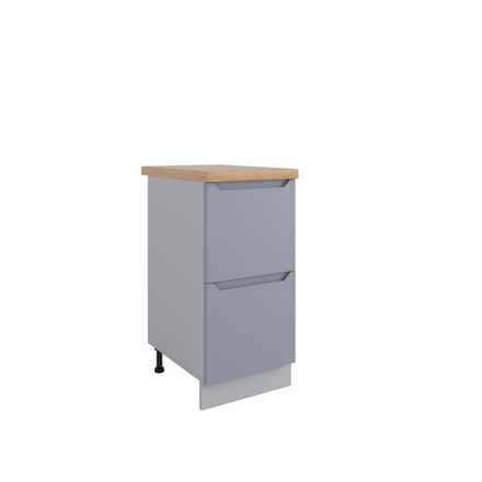 Кухня Модуль СК2 400 Тренто Серый эмалит