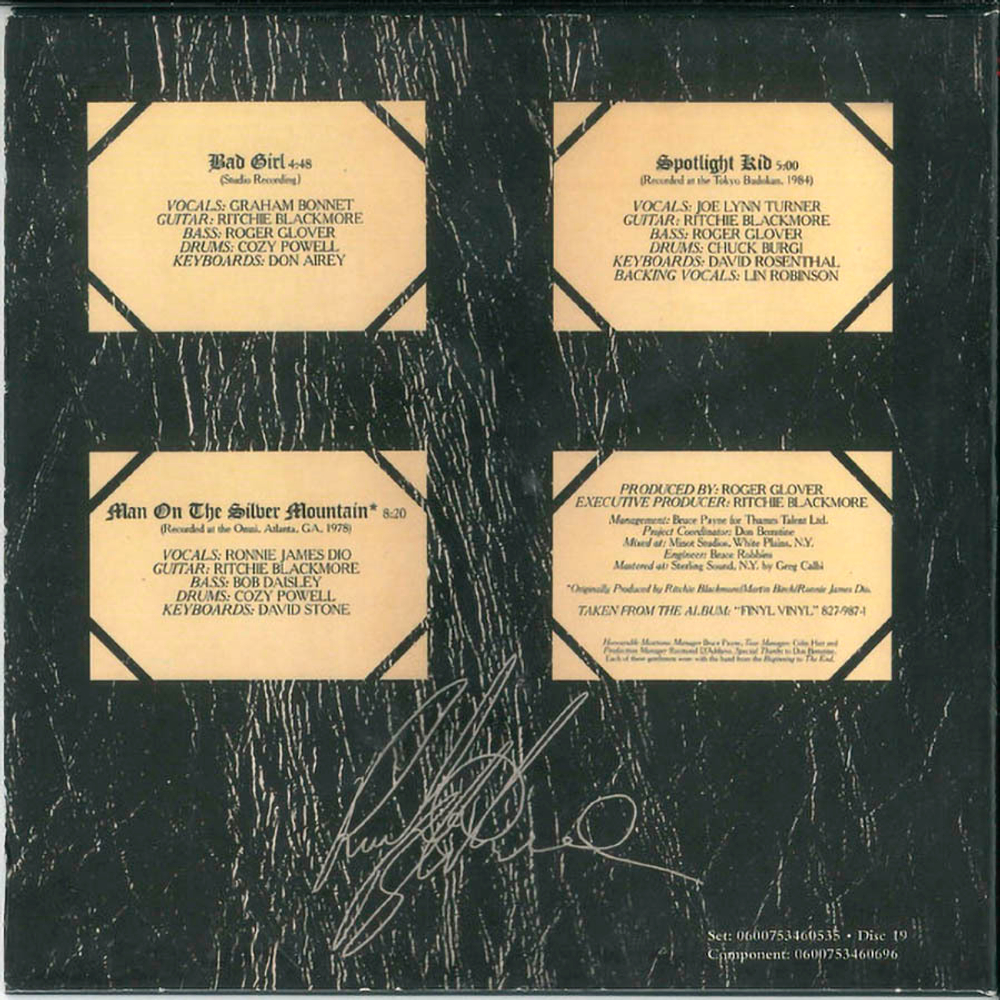 Rainbow / The Singles Box Set 1975-1986 (19CD Single)