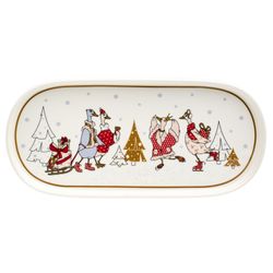 БЛЮДО ОВАЛЬНОЕ LEFARD "FAMILY CHRISTMAS" 25,5 СМ (КОР=24ШТ.)