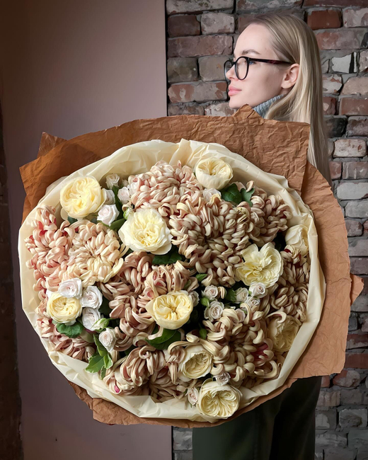 Букет "Кофе со сливками"