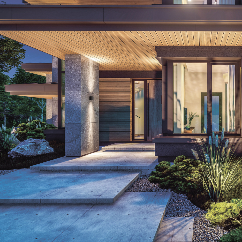 340547 Светильник DALLA 2х3W LED 660LM G ЧЕРНЫЙ 4000K IP65