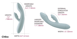 Chika Вибростимулятор-кролик с функцией нагрева