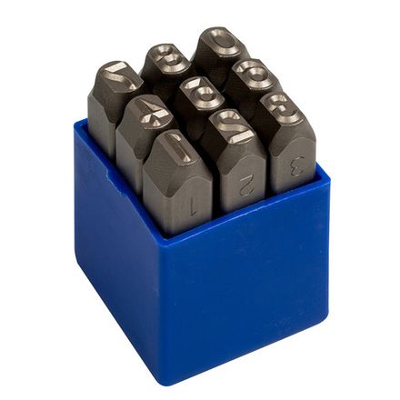 Цена на KING TONY (11409SQ08) Набор ударных клейм 8 мм, цифры, 9 предметов