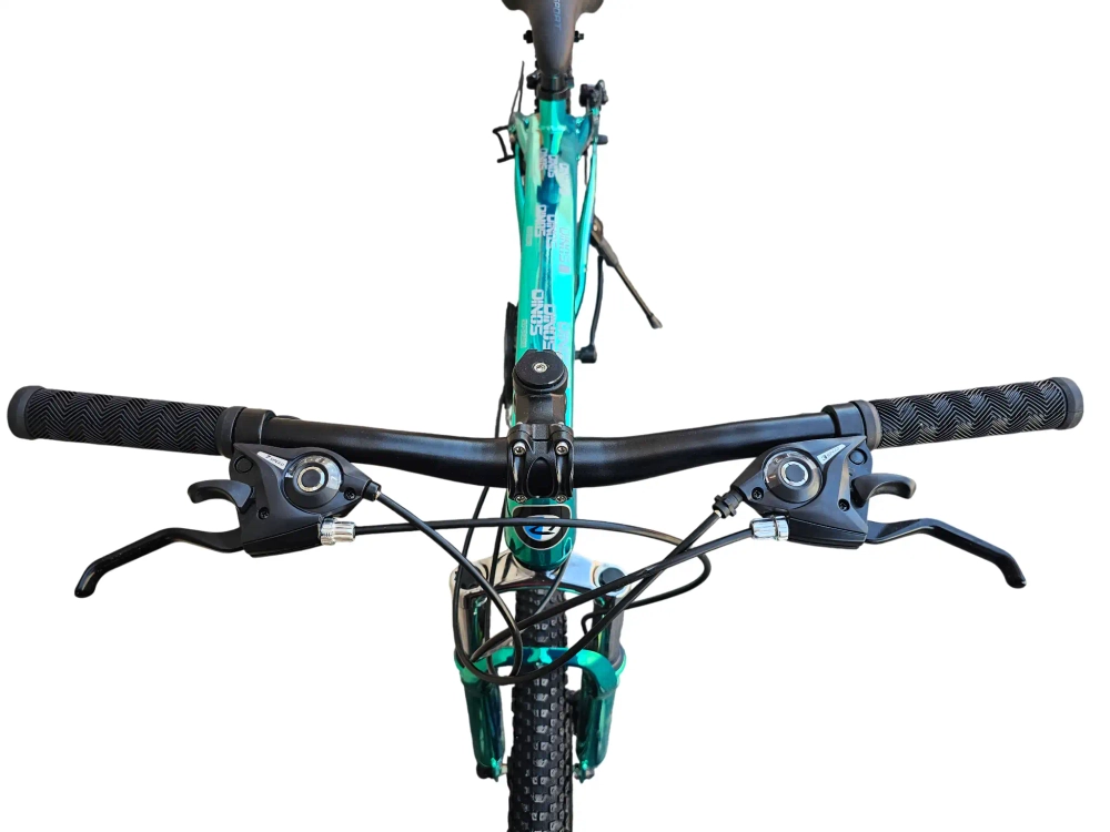 Велосипед Dinos 26" 21скор (стальная рама, диск. тормоз, Литые диски 6 лучей) Зеленый (DIN-40-2)