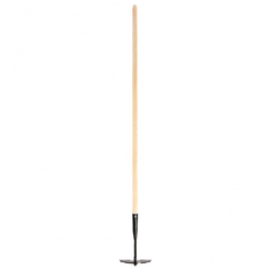 Мотыга стальная усиленная, 170 х 60 х 1430 мм, деревянный черенок, Россия, Сибртех