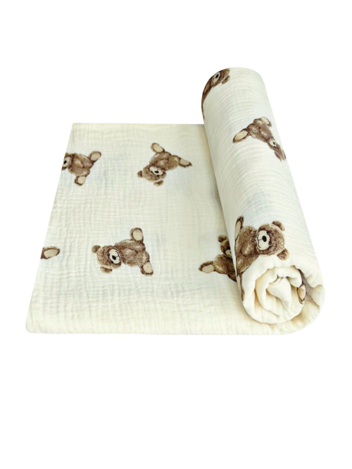 Муслиновая пеленка Медвежата