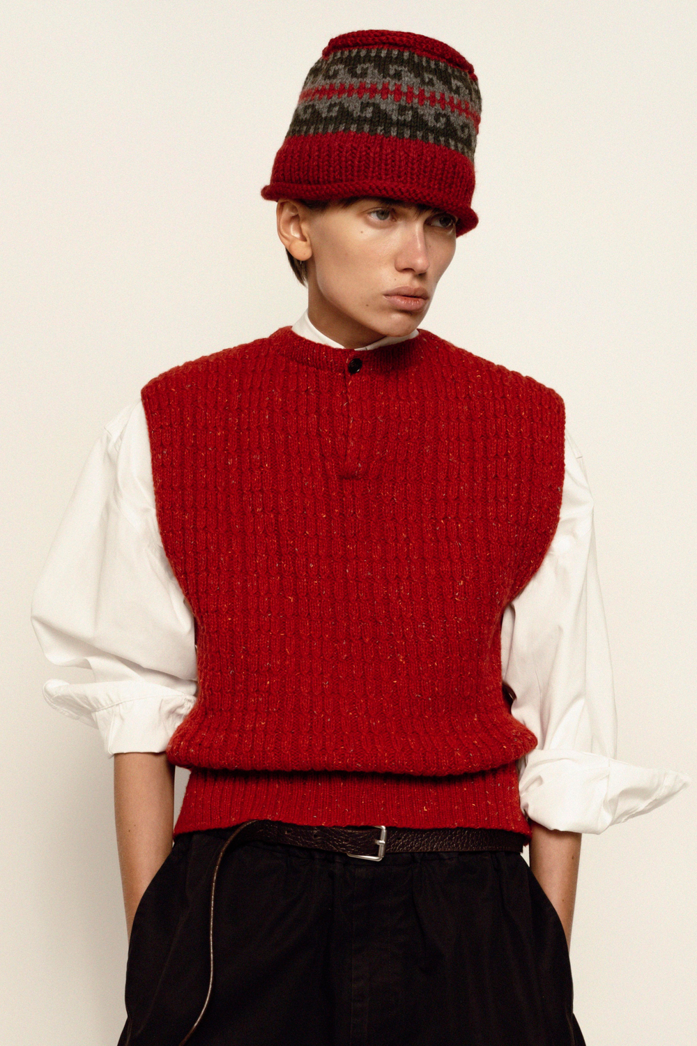 Жилет твидовый 26.NP.4.CLO.06.15, красный