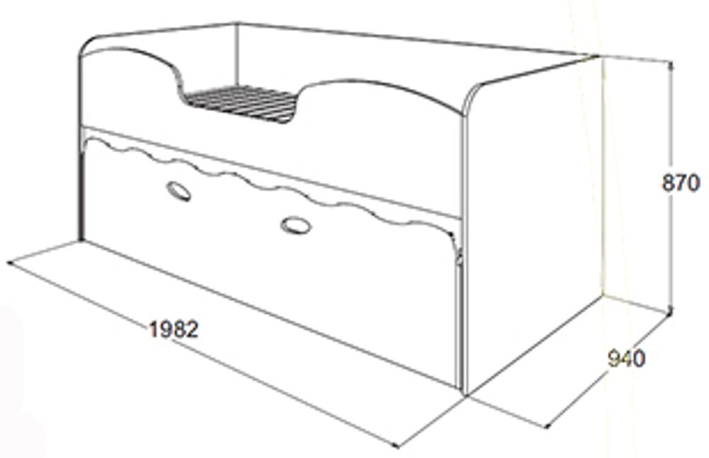 Уголок школьника "Омега 11" (млечный дуб/голубое небо), ЛДСП, Фант-мебель