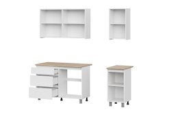 Кухонный гарнитур Den 1,6м Белый/Дуб Сонома