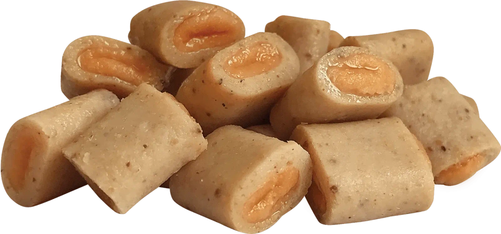 ДЕРЕВЕНСКИЕ ЛАКОМСТВА Мини-колбаски с пюре из лосося для кошек, 40 г