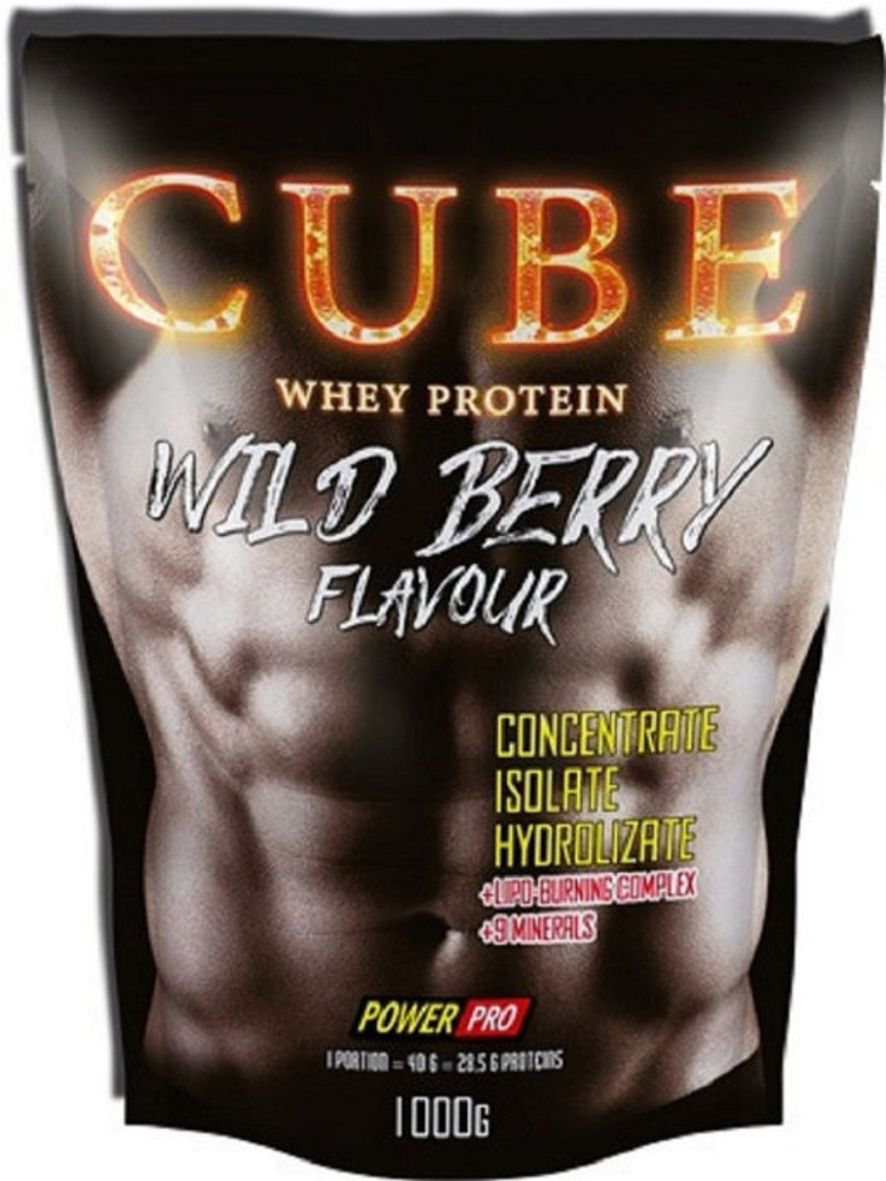 Power Pro CUBE Whey 1000 g лесные ягоды