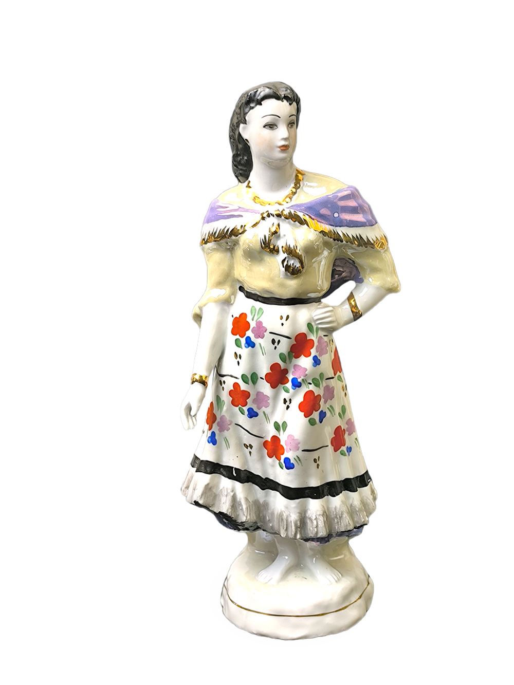 Фарфоровая статуэтка "Цыганка Земфира" Дулево