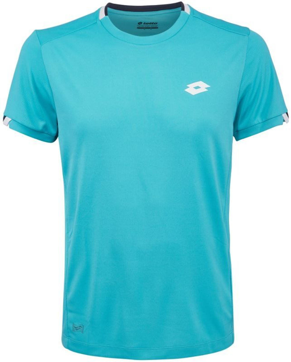 Футболка для мальчика теннисная Lotto Aydex III Tee Boy - java/white