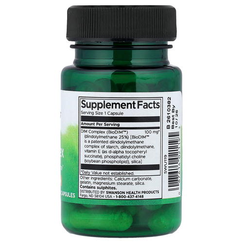 Swanson Vitamins, комплекс ДИМ, 30 капсул