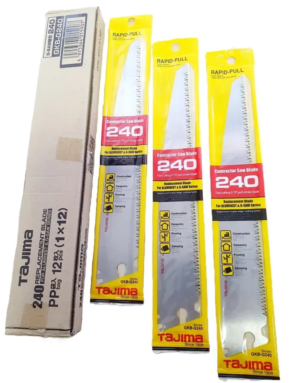 Полотно пильное сменное TAJIMA GKB-G240 (240мм) для пил ALUMINIST и G-SAW (GKBG240)