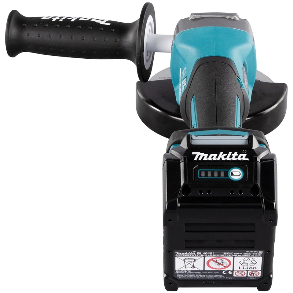 Makita GA013GM201 машина шлифовальная угловая аккумуляторная ( 2 x 4 Ач, З/У) GA013GM201